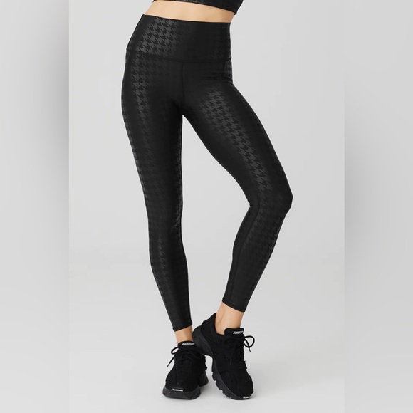 NWT Gottex Air Lift High Waist Houndstooth Leggings - Picture 4 of 7